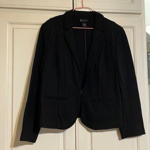 Stretchy black blazer